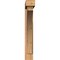 Ekena Millwork Thorton Block Smooth Bracket w/ Offset Brace, Western Red Cedar, 5 1/2"W x 30"D x 38"H BKT0604X30X38THR05SWR - alternate 3